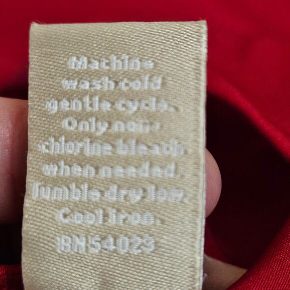 Banana Republic Red Stripe Sleeveless Sheath Dress Size 4 - Picture 5 of 8